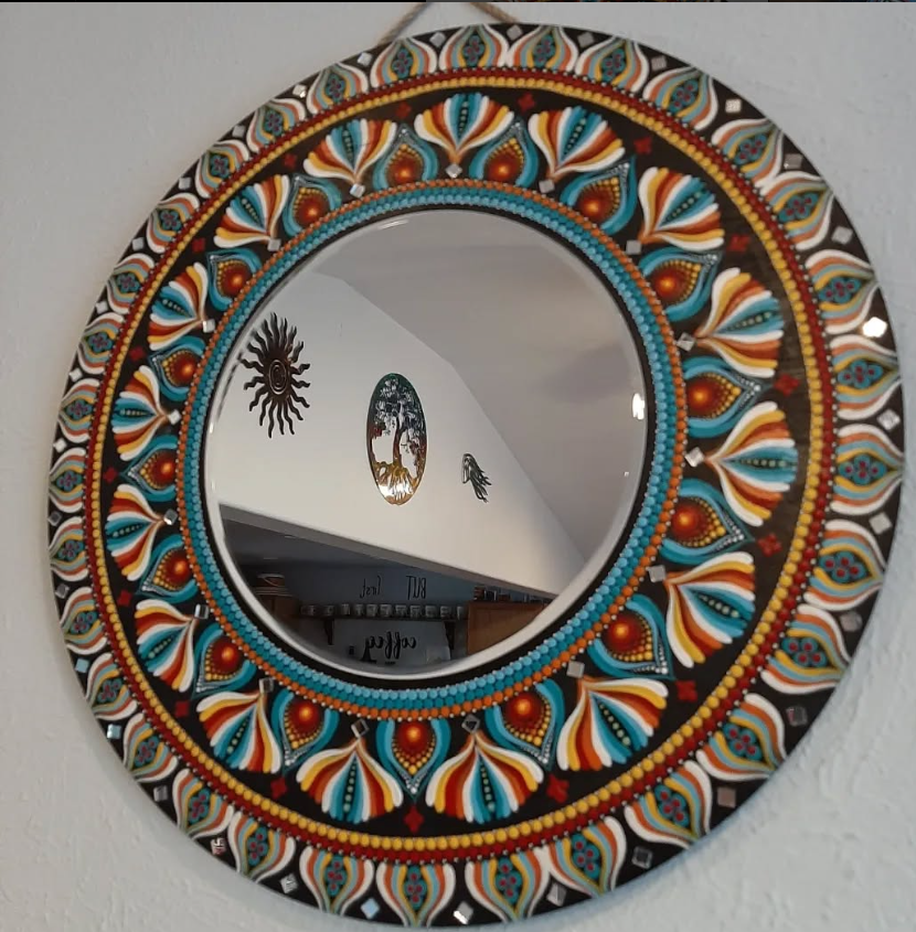 Mandala mirror art